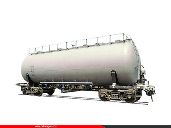 Aluminum Powder Tank Wagon Railway Powder Tank Car 70T 1676mm Track Gauge