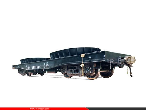 Heavy Duty Steel Slag Transport Wagon 1435mm Track Gauge 100T Pay Load