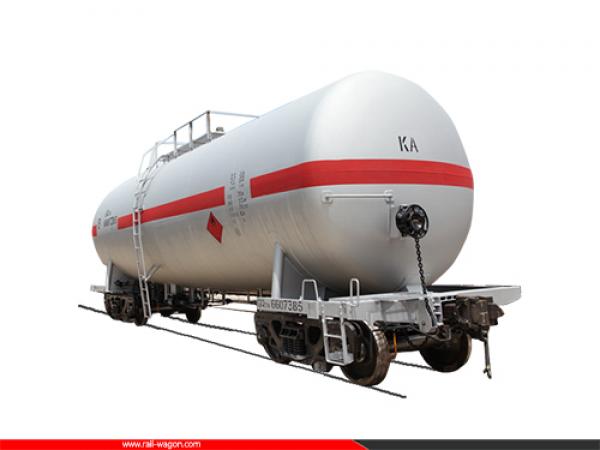 Meter Gauge Railway Tanker Wagon Gasoline Diesel Oil Tank Pay Load 55T 