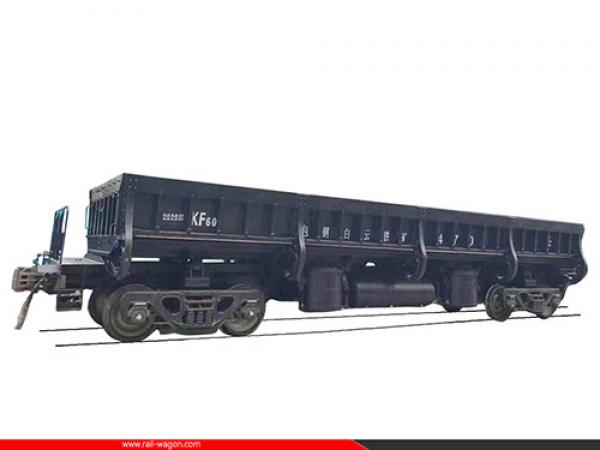 Railway Side Dump Wagon Railroad Tipper Cart for Ore, Coal, Steel Slag