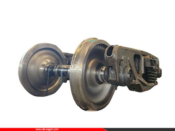 Meter Gauge Bogie Ride Control Bogie 3 Piece Casting Steel Bogie Axle Load 23T