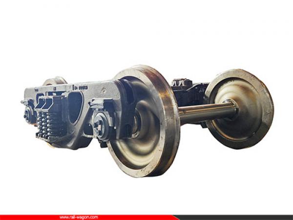 1520mm Broad Gauge Bogie Ride Control Bogie 3 Piece Casting Steel Bogie Axle Load 25T