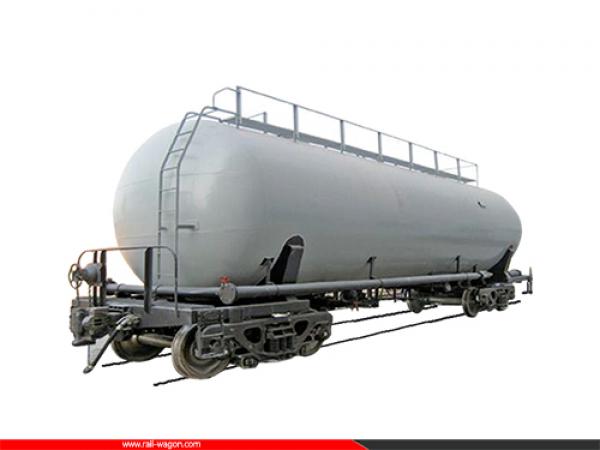 1067mm Gauge Railway Cement Powder Tank Wagons Pay Load 59T