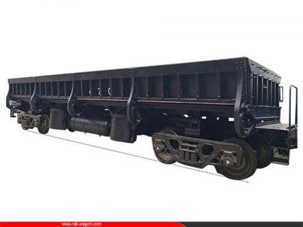 1520mm Gauge Railway Side Dump Wagon 105t for Ore, Coal, Steel Slag